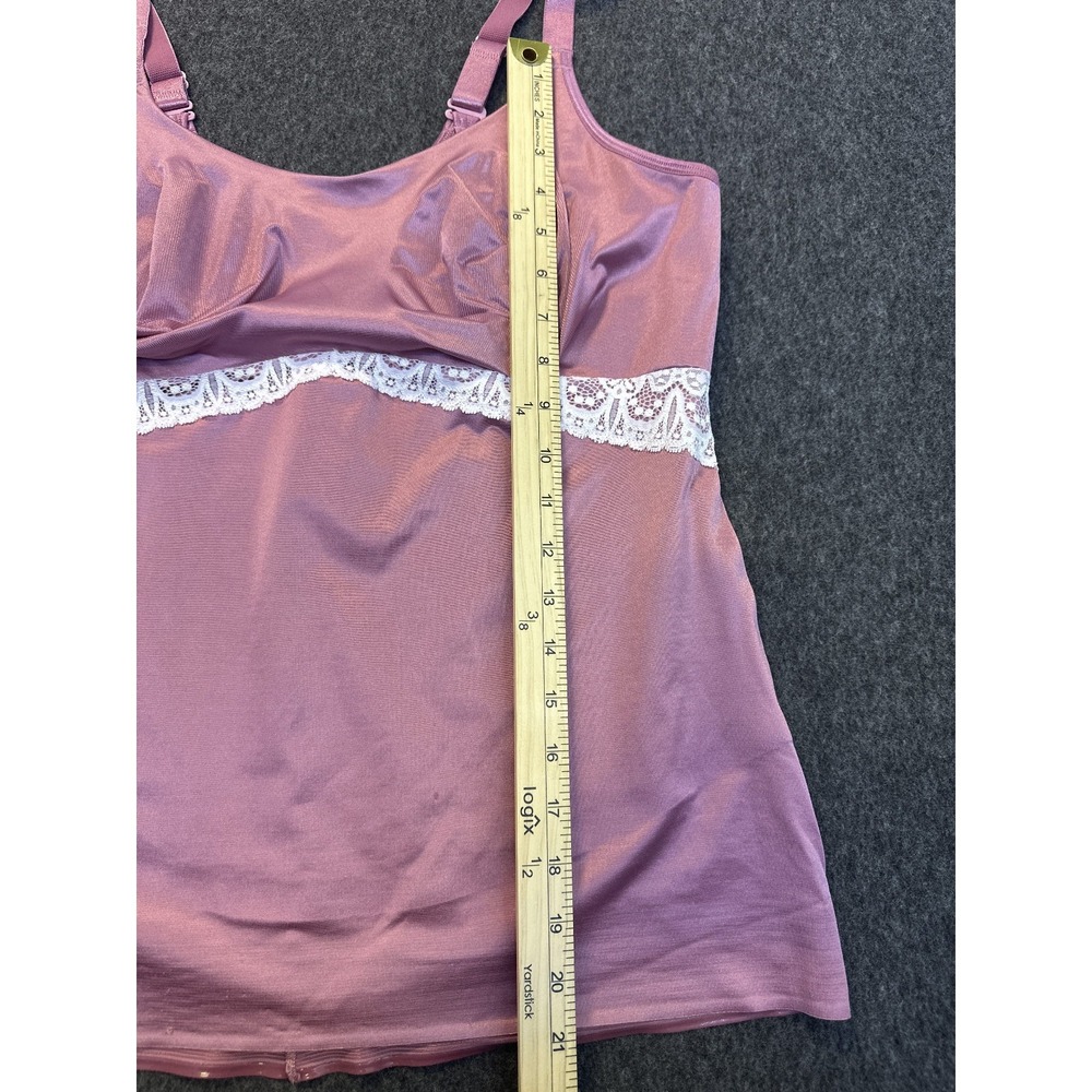 *Flawed Ruby Ribbon Lace Cami Size 46 Support Shapewear 3024 Sculpting Cami - Picture 6 of 13